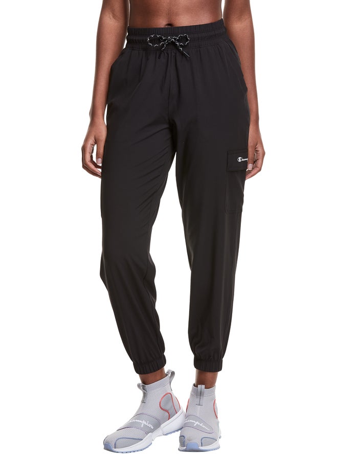 Champion City Sport Woven Broek Dames - Zwart - Belgie 2843GQKZW